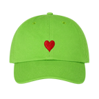 Grinch Heart Dad Hat