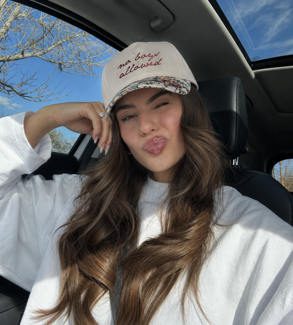 No Boys Allowed Hat