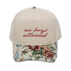 No Boys Allowed Hat